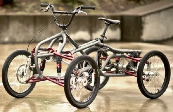 dört tekerlekli yetişkin bisikleti